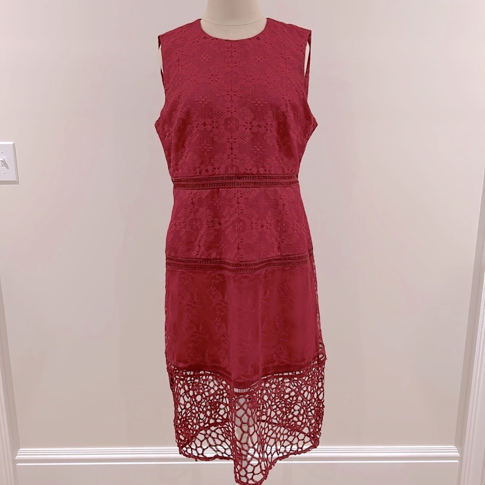 Zara Crochet Midi Dress